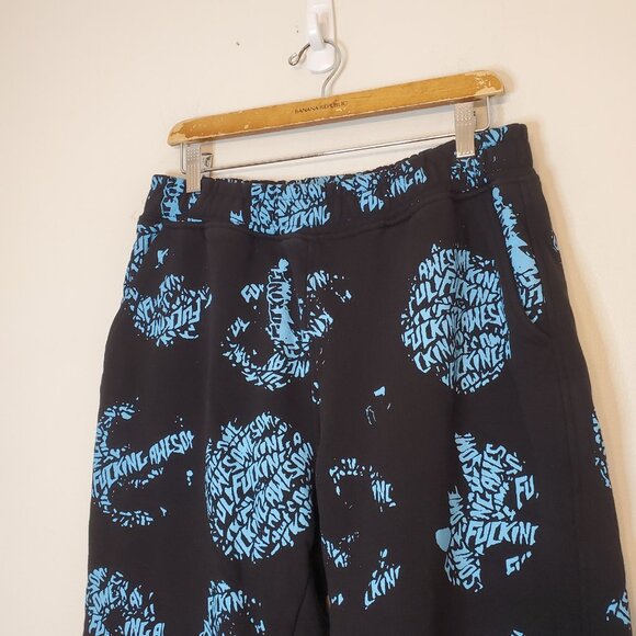 F*cking Awesome Sweatpants Black Size L - Picture 3 of 4
